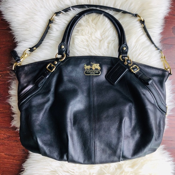Coach Leather Satchel - Picture 1 of 15